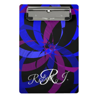 Minicarpeta De Pinza Berry Blend Geometric Mini Clipboard