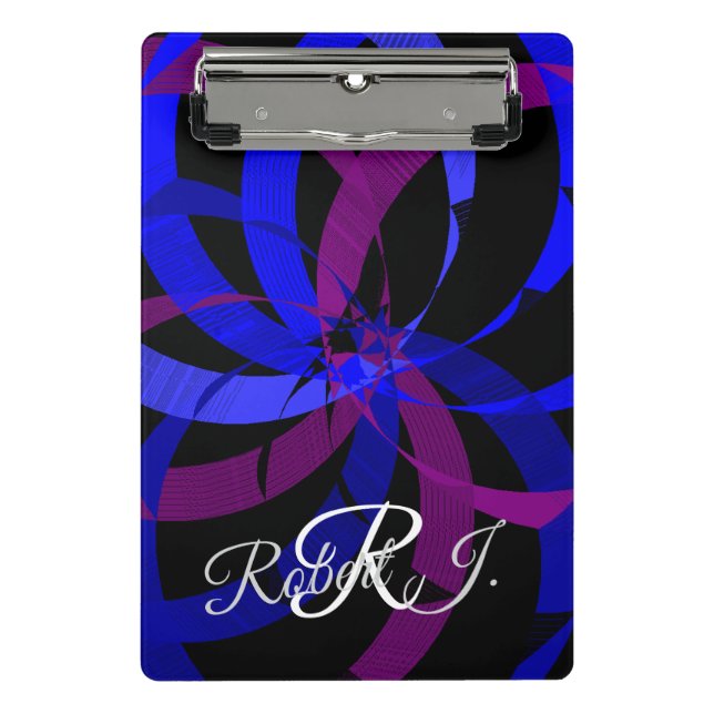 Minicarpeta De Pinza Berry Blend Geometric Mini Clipboard (Anverso)