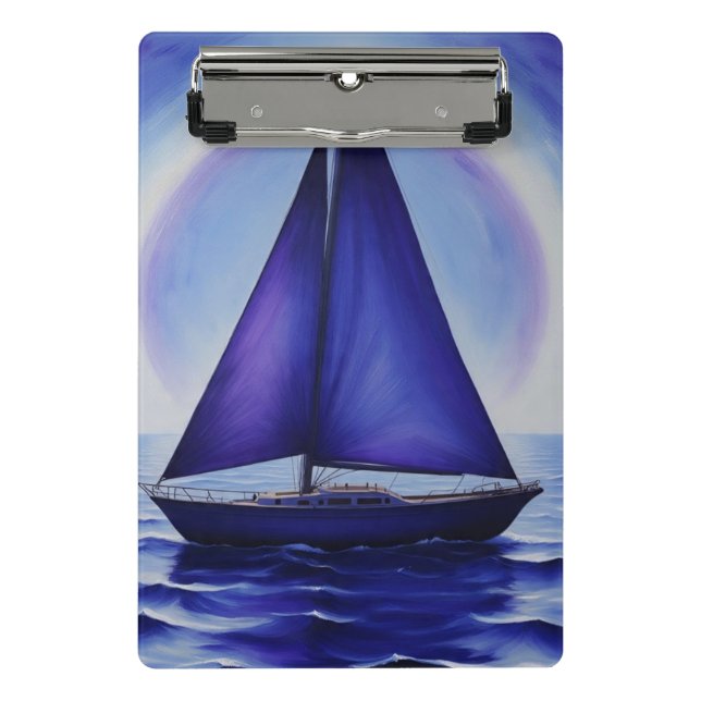 Minicarpeta De Pinza BlueSailBoat (Anverso)