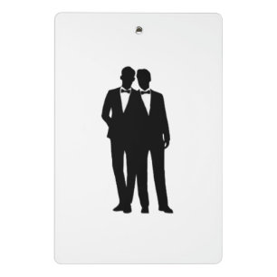 Minicarpeta De Pinza Boda de novio y novio