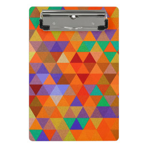 Minicarpeta De Pinza Bonito Triangle grunge patrón I + tus ideas