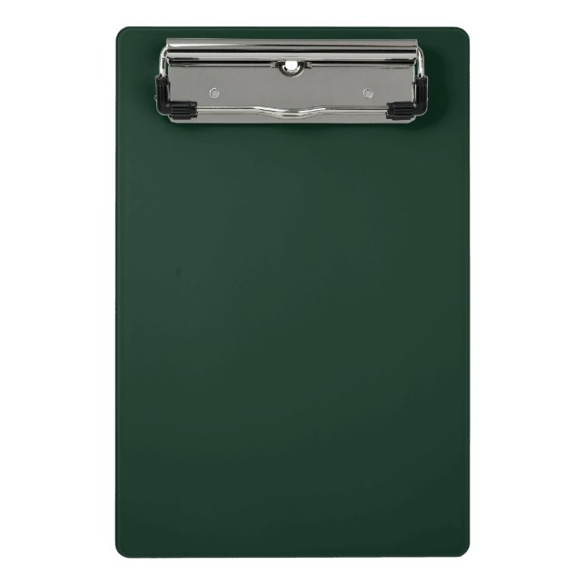 Minicarpeta De Pinza Bosque sólido claro verde oscuro (Anverso)