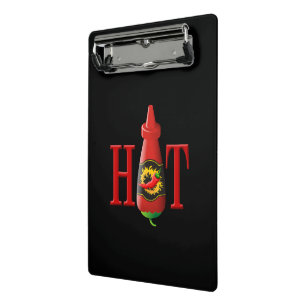 Minicarpeta De Pinza Botella de Salsa Caliente