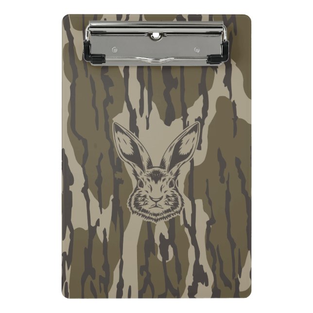Minicarpeta De Pinza Bottomland Camo Hundiendo Camo Rabbit (Anverso)