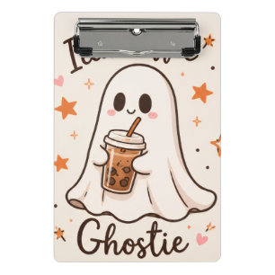 Minicarpeta De Pinza Café con Hielo Fantasmita - Monstruoso Halloween 