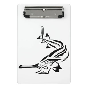 Minicarpeta De Pinza CAJA - TRIBAL DE PADDLEFISH y POSTER DE FUERZA
