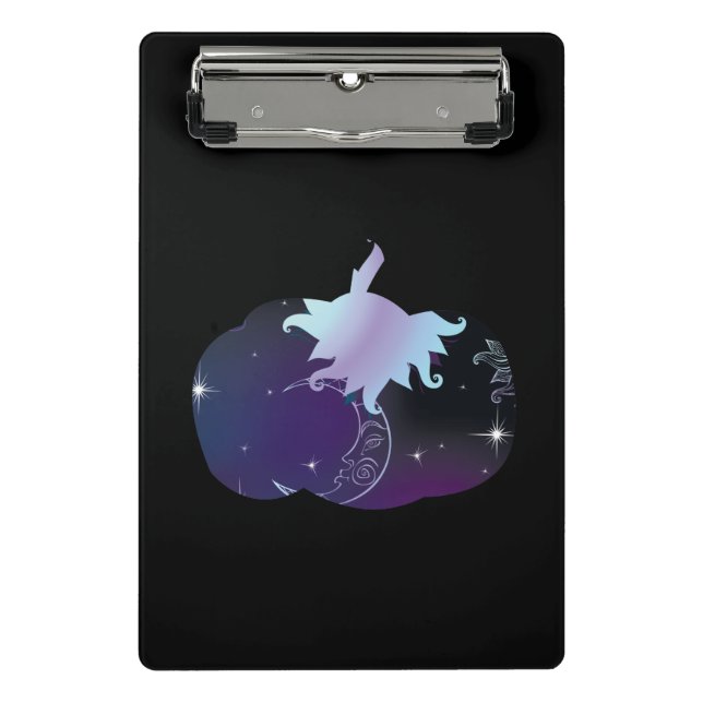 Minicarpeta De Pinza Calabaza azul oscuro (Anverso)