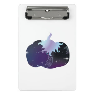 Minicarpeta De Pinza Calabaza azul oscuro