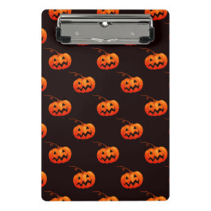 Minicarpeta De Pinza Calabazas de Halloween, Calabazas Naranjas Truco o