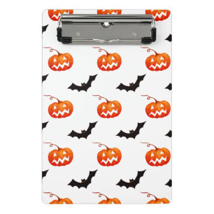 Minicarpeta De Pinza Calabazas y murciélagos de Halloween, truco o truc