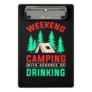Minicarpeta De Pinza Camping de fin de semana con una oportunidad de be