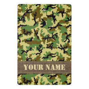 Minicarpeta De Pinza Camuflaje de Woodland