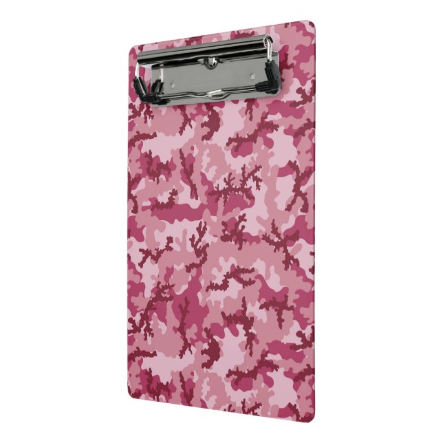 Minicarpeta De Pinza Camuflaje rosa (Angulado 2)