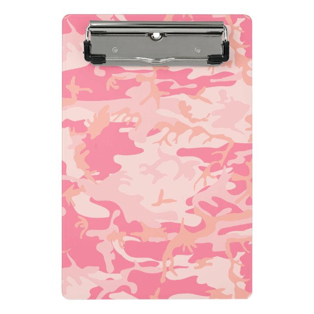 Minicarpeta De Pinza Camuflaje rosa, ejército, ejército (Anverso)
