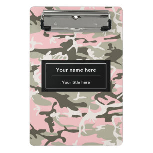 Minicarpeta De Pinza Camuflaje rosa y verde, Camuflaje, Militar, Ejérci