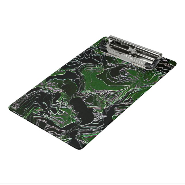 Minicarpeta De Pinza Camuflaje verde funky (Angulado 3)
