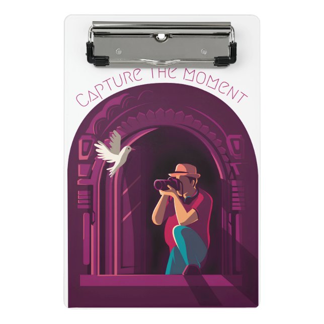 Minicarpeta De Pinza Capturar el momento (Anverso)