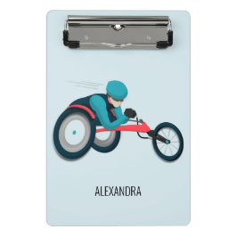 Minicarpeta De Pinza Carreras en silla de ruedas