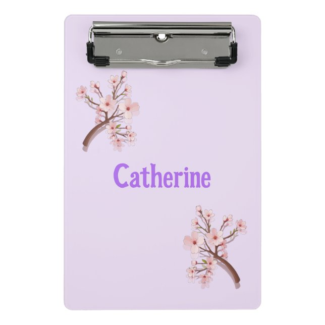 Minicarpeta De Pinza Catherine Sakura Blossom Branch Heart (Anverso)