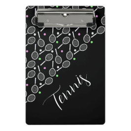 Minicarpeta De Pinza Chaquetas de tenis y bolas negras