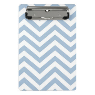 Minicarpeta De Pinza Chevron texturizado Grunge azul claro