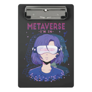 Minicarpeta De Pinza Chica anime gafas de realidad virtual Mini Portapa