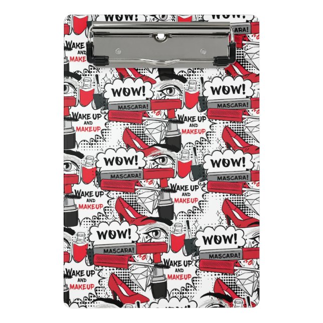 Minicarpeta De Pinza Chica de maquillaje lindo - Belleza kawaii y moda  (Anverso)