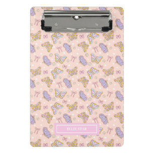 Minicarpeta De Pinza Chica de mariposa caprichosa personalizada