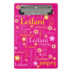 Minicarpeta De Pinza chicas personalizados gráficos amarillos rosados