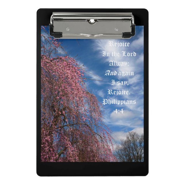 Minicarpeta De Pinza Cielo de abril con filipinas 4:4 (Anverso)