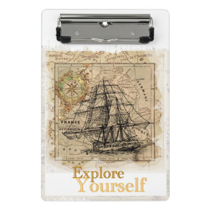 Minicarpeta De Pinza Cita Inspiradora Motivacional Moderna y Elegante