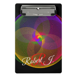 Minicarpeta De Pinza Citrus Color Blend Geometric Mini Clipboard