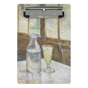 Minicarpeta De Pinza Clásico arte de Van Gogh Absinthe Café de París