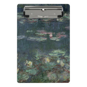 Minicarpeta De Pinza Claude Monet el Waterlilies: Reflexiones verdes