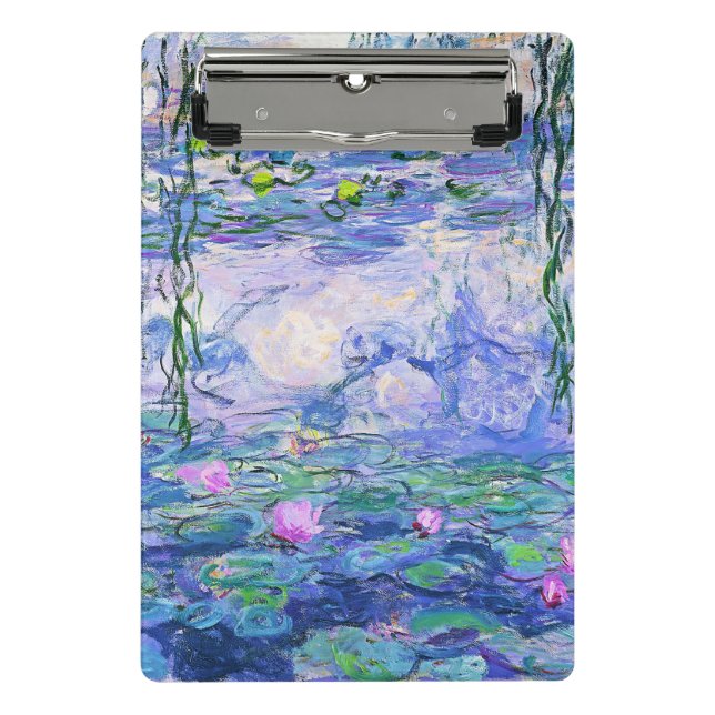 Minicarpeta De Pinza Claude Monet Water relaja arte impresionista franc (Anverso)