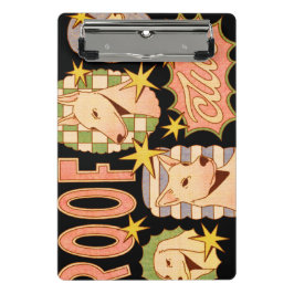 Minicarpeta De Pinza Club de techo / Ilustraciones de perro