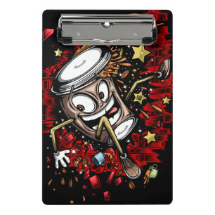 Minicarpeta De Pinza Coffee Burst