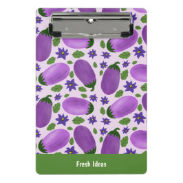 Minicarpeta De Pinza Colección Berenjena Blush & Bloom - Lila Suave
