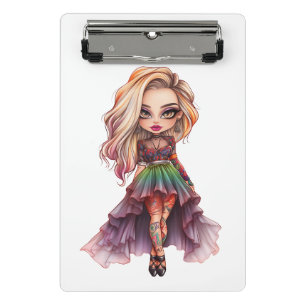 Minicarpeta De Pinza Colección de diseño de Halloween Chica 11