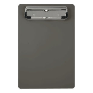 Minicarpeta De Pinza Color sólido Bosque Sombra verde gris