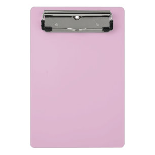 Minicarpeta De Pinza Color sólido lienzo liso rosa