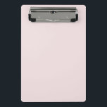 Minicarpeta De Pinza Color sólido rubefacción lisa rosa<br><div class="desc">Diseño de color liso ruborizando el rosa.</div>
