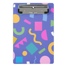 Minicarpeta De Pinza Colorful Abstract Geometric Memphis Style Pattern