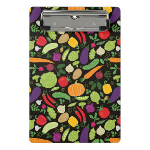 Minicarpeta De Pinza Comida en un fondo negro