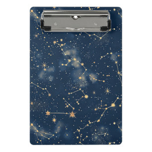 Minicarpeta De Pinza Constelación Celeste - Noche Estrellada