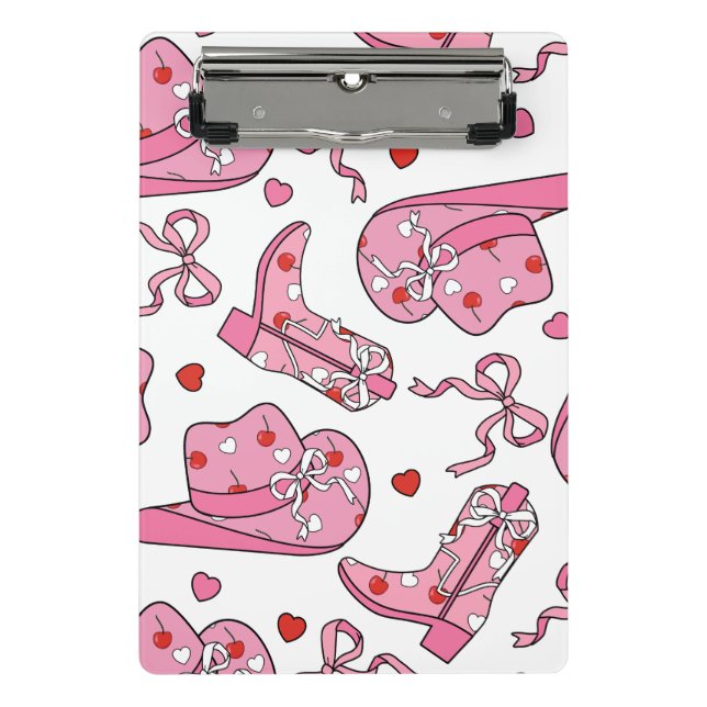 Minicarpeta De Pinza Coquette Pink (Anverso)