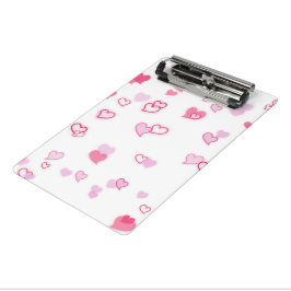 Minicarpeta De Pinza Corazones