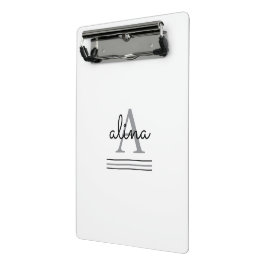 Minicarpeta De Pinza Crea tu propio monograma personalizado