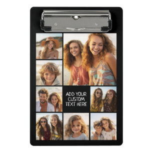 Minicarpeta De Pinza Crea un collage de fotos personalizado con 8 fotos