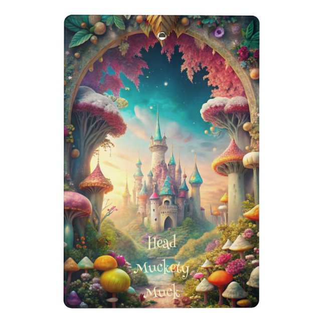 Minicarpeta De Pinza Create Your Own Whimsical Castle Garden (Reverso)